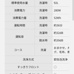 ⭐️価格交渉可能⭐️ 【全自動洗濯機NA-FA70H2/女性一人暮らしで丁寧に使用】 の画像