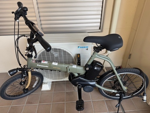 Panasonic パナソニック 電動アシスト付 折り畳み 自転車 オフタイム