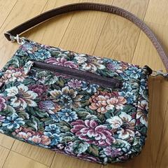 花柄　2wayバッグ　ハンドバッグ　ショルダーバッグの画像