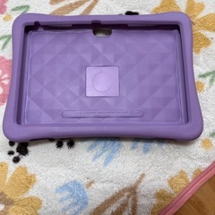 美品 キッズタブレットケース紫と青の画像