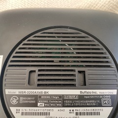 Buffalo WSR-3200AX4S-BK ルーターの画像