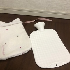 未使用ふわふわ湯たんぽ、氷のうの画像