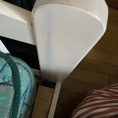 ⭐️価格相談可能⭐️【シングルベット骨組み&極厚マットレス】女性一人暮らし使用の画像