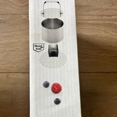 ステンレス製セルクルリング　円型【直径7.5cm x 4, 5cm x 1】の画像