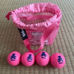 Wilson メッシュポーチ　ゴルフボール4個付きの画像