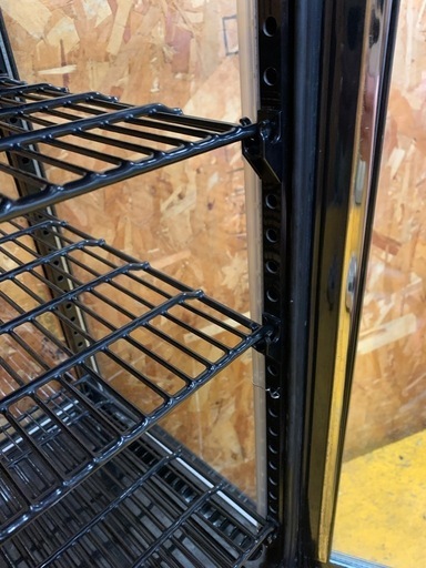 a(7197) 冷蔵ショーケース HJR-FG100SBK 城島株式会社 冷蔵 4面ガラス