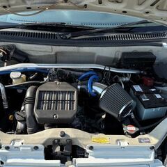 KeiWORKS 5MT H21年 166500Km 検8年11月 白色 赤レカロ 車高調 外エアクリ＆マフラー WORK製ホイール 消費税込の画像
