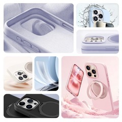 iPhone16E専用   360°回転スタンド付き スマホケースの画像