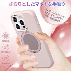 iPhone16E専用   360°回転スタンド付き スマホケースの画像