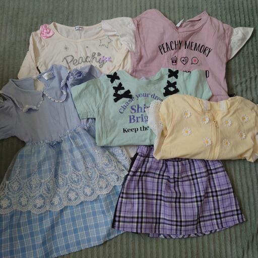 120cm女の子服まとめ (M☆) 安曇川のキッズ用品《子供服》の中古