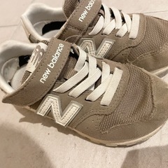 17cm 子供靴 ニューバランス ブラウン