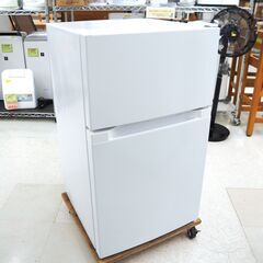 冷蔵庫　87L　2ドア　アイリス　PRC-B092D-W　リユー...