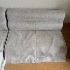 受け渡し予定者 決定済み ニトリ ローソファ 3人掛け 組み合わせ自由の画像