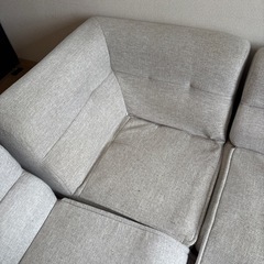 受け渡し予定者 決定済み ニトリ ローソファ 3人掛け 組み合わせ自由の画像