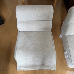 受け渡し予定者 決定済み ニトリ ローソファ 3人掛け 組み合わせ自由の画像