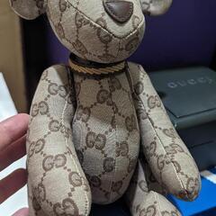 人気GUCCIグッチレアテディベアGG柄の画像