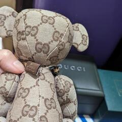 人気GUCCIグッチレアテディベアGG柄の画像