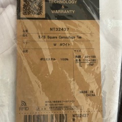 ノースフェイス　THE NORTH FACE  
未使用　L サイズ　Tシャツ　白の画像