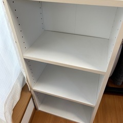 三段 カラーボックス 白 収納棚の画像