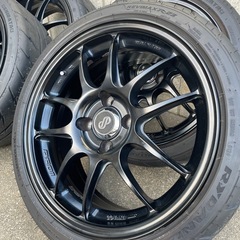 エンケイホイールPF01 16インチ シバタイヤTW280ほぼ新品の画像