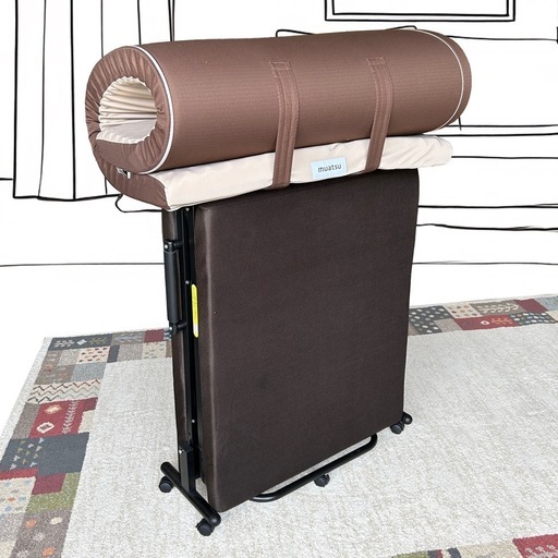 折りたたみベッド & マットレスのセット