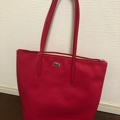 18700円ラコステバッグ＊ジッパー付