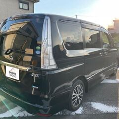 H.26(2014)年 日産 セレナ 2.0 ハイウェイスター S-HYBRID ナビ★TV★2年車検付き★BカメラETC ブラック 走行129,777kmの画像