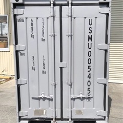 【米軍放出品】スチールコンテナ 両面(2面)開き ミニコンテナ 収納庫 物置 シェルター 世田谷ベース 秘密基地 バイク車庫BC25EM-W#25の画像