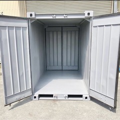【米軍放出品】スチールコンテナ 両面(2面)開き ミニコンテナ 収納庫 物置 シェルター 世田谷ベース 秘密基地 バイク車庫BC25EM-W#25の画像