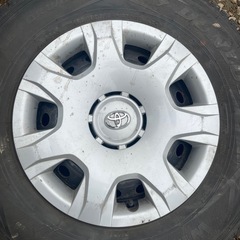 195/80R15 ウィンターマックスSV01 21年バリ溝！ハイエース純正ホイール付きの画像