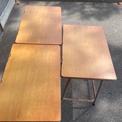【那須町役場】学習机5号　まとめ　作業台　昭和レトロ　【管理番号153】の画像