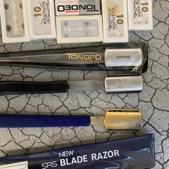 プロ用髭剃り、トンデオ、ウィルキンソン、
替え刃