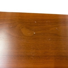 NO.2360 ニトリ 折りたたみローテーブル クラック 9045 DBR 座卓 家具 中古の画像