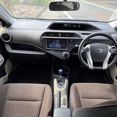 H.24(2012)年 トヨタ アクア 1.5 G 純正ナビ 地デジ バックカメラ ETC ブラック 走行124,935kmの画像