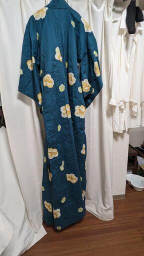 浴衣 花柄グリーン (mauk) 大塚の着物《レディース》の中古