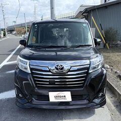 H.29(2017)年 トヨタ ルーミー 1.0 カスタム G ナビ★テレビ★両側電動スライドドア ブラック 走行102,911kmの画像