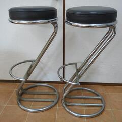 カウンターチェア レトロ ヴィンテージ 2脚の画像