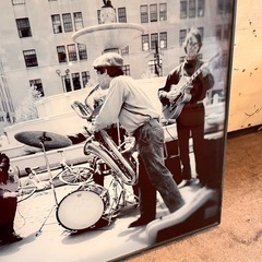 【武蔵小山店】 BoConcept Gallery Glas Art " New York 2 " アートパネル インテリア モノクロ 音楽 バンド アート 壁掛け ガラス パネル ボーコンセプトの画像