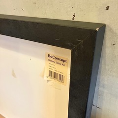 【武蔵小山店】 BoConcept Gallery Glas Art " New York 2 " アートパネル インテリア モノクロ 音楽 バンド アート 壁掛け ガラス パネル ボーコンセプトの画像