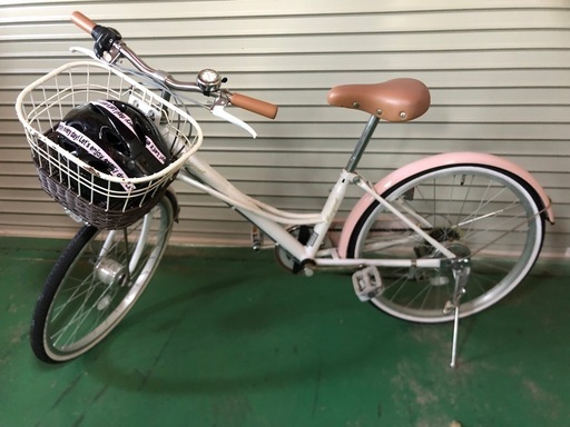 小学生女子用自転車22インチヘルメット付 (トリーズ) 近江今津の 小学生女子用自転車22インチヘルメット付 (トリーズ) 近江今津の