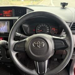 H.31(2019)年 トヨタ ルーミー 1.0 X S ナビ★TV★2年車検付き★ETC レッド 走行59,200kmの画像