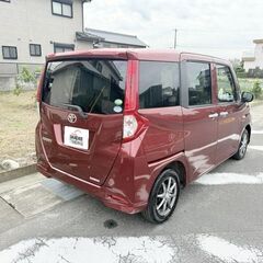 H.31(2019)年 トヨタ ルーミー 1.0 X S ナビ★TV★2年車検付き★ETC レッド 走行59,200kmの画像