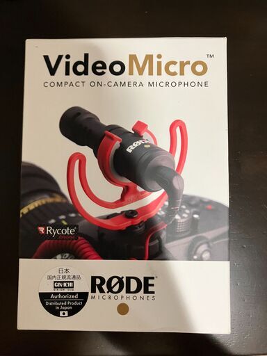 未使用品】 RODE ロード VideoMicro 超小型コンデンサーマイク