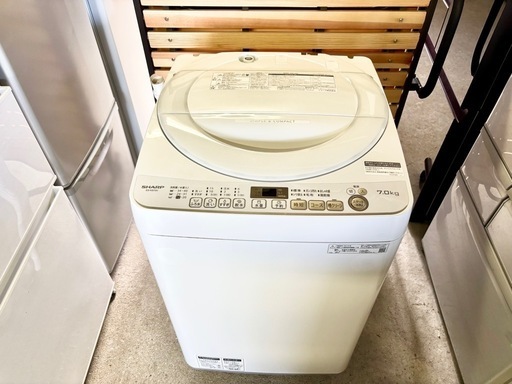 超美品】✨2019年製 2019年製 SHARP全自動電気洗濯機7.0Kg 風呂 超美品】✨2019年製 2019年製 SHARP全自動電気洗濯機7.0Kg 風呂