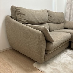 カウチソファ Nポケット A9H DR（ニトリ）の画像