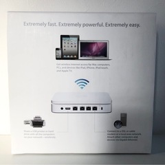 【中古品】Apple アップル AirMac Extreme 802.11n A1408 Wi-Fi 無線LAN PC周辺機器の画像