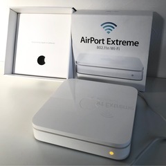 【中古品】Apple アップル AirMac Extreme 802.11n A1408 Wi-Fi 無線LAN PC周辺機器の画像