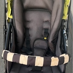 ベビーカーＡ型　ピジョンランフィー　モノクロストライプの画像