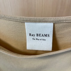 Ray BEAMS春色カットソー　ギャザーMトップスブラウスの画像