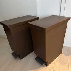 ニトリ ゴミ箱 2個セットの画像